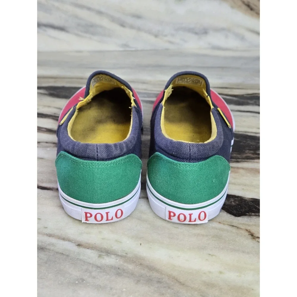 Polo Ralph Lauren Landyn Slip On Casual Red Blue‎ Green Yellow...Boys 5.5